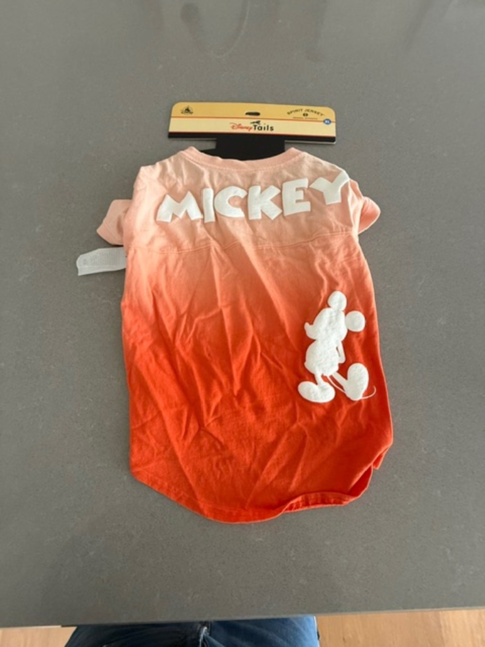 NWT-Disney Parks Disney Tails Pet Dog Spirit Jersey XL Orange Pet Costume Shirt